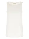 Antonelli Ribbed Elastic Vest In Nude