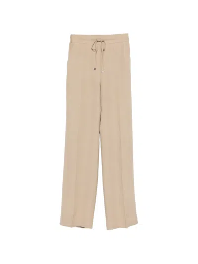 Antonelli Selena Drawstring Trousers In Brown