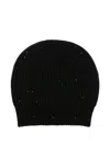 Antonelli Sequin-embellished Beanie In Black