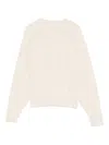 Antonelli Sequin-embellished Crew-neck Sweater In Neutral