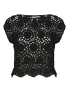 Antonelli Black Iago Knit Top In Black