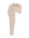 Antonelli Sequin-embellished Knitted Scarf In Neutral