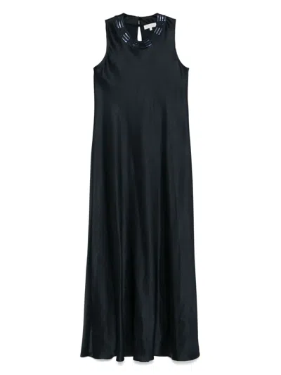 Antonelli Sequin-embellished Maxi Dress In Blue