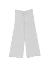 Antonelli Sequin-embellished Drawstring Trousers In Gray
