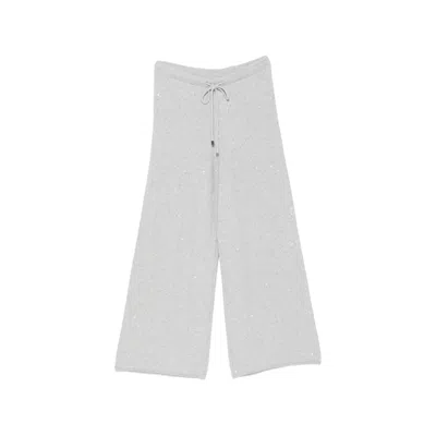ANTONELLI SEQUIN-EMBELLISHED DRAWSTRING TROUSERS