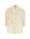 Antonelli Sequin-embellished Leaf-patch Shirt In Multi