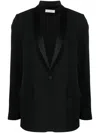 Antonelli Shawl-lapel Single-breasted Blazer In Black