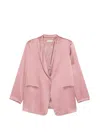 Antonelli Shawl-lapel Jacket In Pink