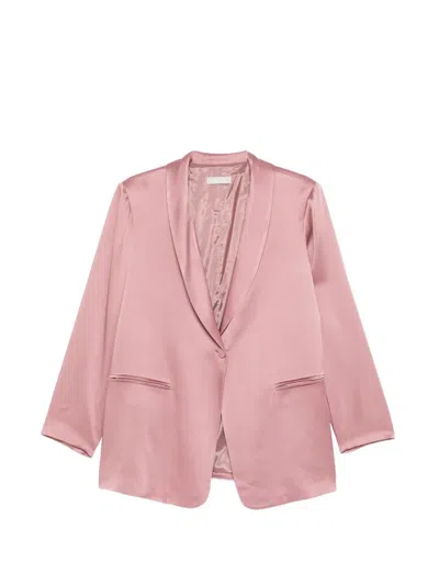 Antonelli Shawl-lapel Jacket In Pink