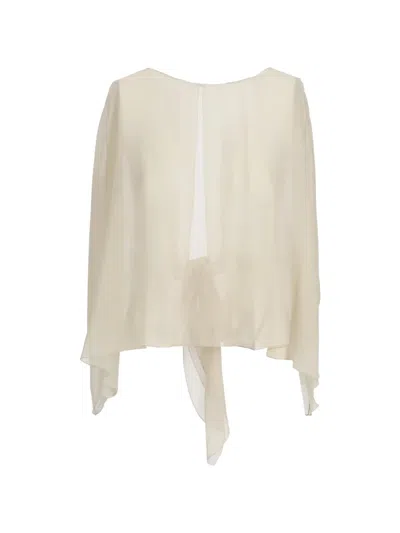 Antonelli Sheer Scarf In Neutral
