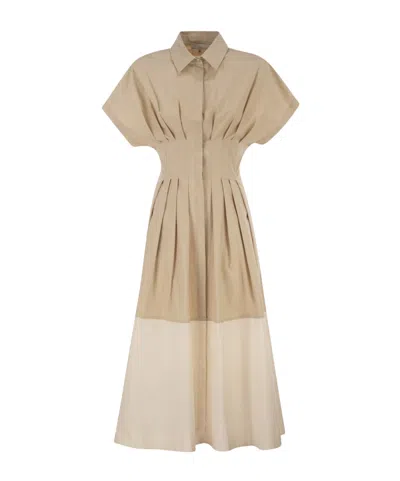 Antonelli Shirt Dress In Neutral