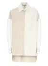 Antonelli Beige Cotton And Silk Shirt In Beige
