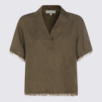 Antonelli Shirts Khaki In Brown
