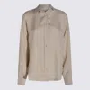 Antonelli Button-down Long-sleeved Shirt In Brown