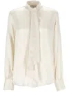Antonelli Firenze Tie-neck Blouse In Multicolor