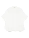 Antonelli Short Sleeve Button-down Shirt In White