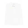 Antonelli Button-detailed Long-sleeve Tunic Top In White