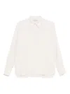 Antonelli Long-sleeved Polo Shirt In White