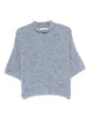 Antonelli Short-sleeve Sweater In Blue