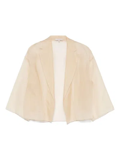Antonelli Silk Jacket In Neutrals