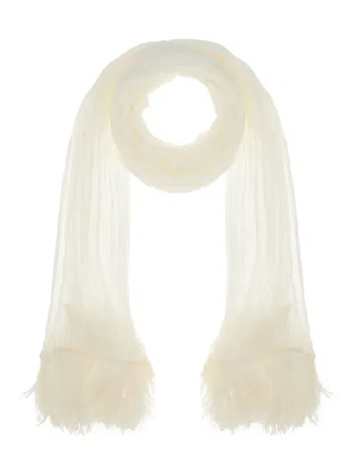 Antonelli Silk Scarf In Neutrals