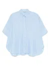 Antonelli Silk Shirt In Blue