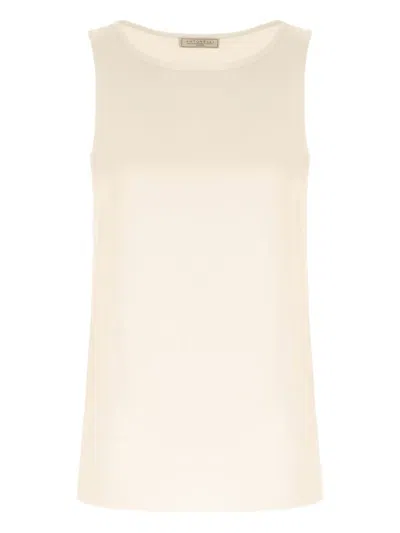 Antonelli Silk Top In Neutrals