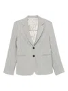 Antonelli Single-breasted Blazer In Gold