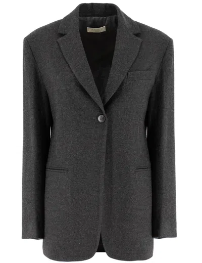Antonelli Single Breasted Jacket In Black