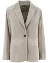 Antonelli Single Breasted Jacket In Grey