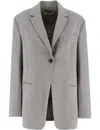 Antonelli Single Breasted Jacket In Grey