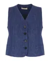 Antonelli V-neck Sleeveless Vest