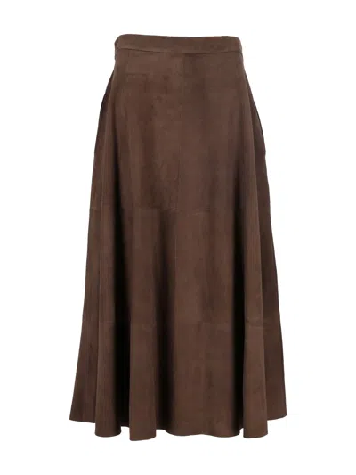 Antonelli Skirts In Brown