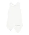 Antonelli Sleeveless Asymmetrical Top In White