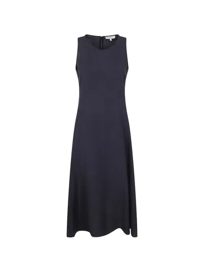 Antonelli Sleeveless Flared Dress In Blue