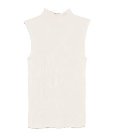 Antonelli Sleeveless Sweater In White