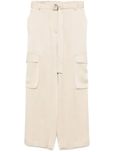 Antonelli Sorbo Cargo Pants In Beige