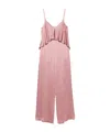 Antonelli Spaghetti Strap Bodysuit In Pink