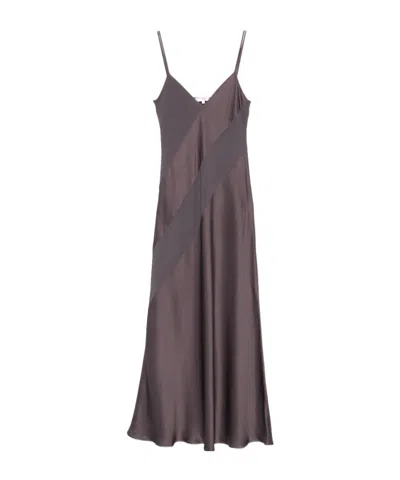 Antonelli Spaghetti-strap Dress In Purple