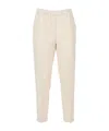 Antonelli Tailored High-waist Trousers With Subtle Front Pleats In Brown