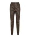 Antonelli Straight-leg Casual Pants In Brown