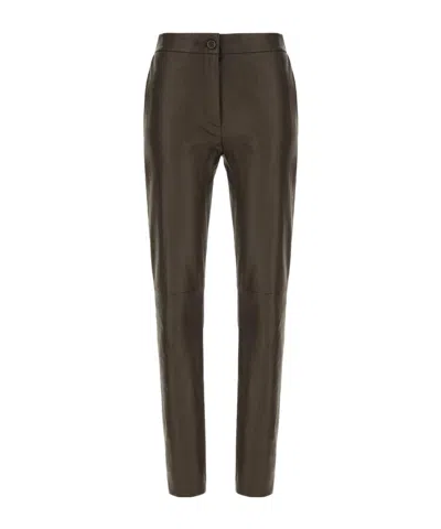 Antonelli Straight-leg Casual Pants In Green