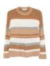 Antonelli Striped Sweater In Multi