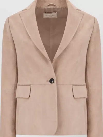 ANTONELLI SUEDE SINGLE BREASTED COAT
