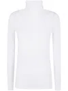 Antonelli Roll-neck Long-sleeve Turtleneck In White