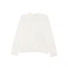 Antonelli Frayed-hem Round-neck Sweater In White
