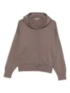 Antonelli Hooded Sweater In Blue