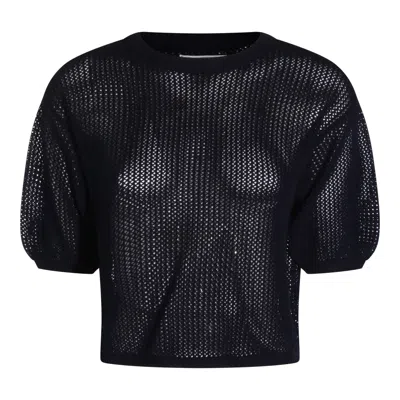 Antonelli Sweaters Blue And Green In Black