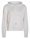 Antonelli Hooded Long-sleeve Sweater In White