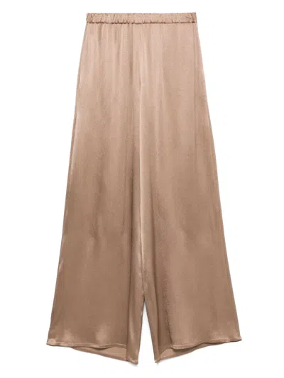 Antonelli Talia Palazzo Pants In Brown